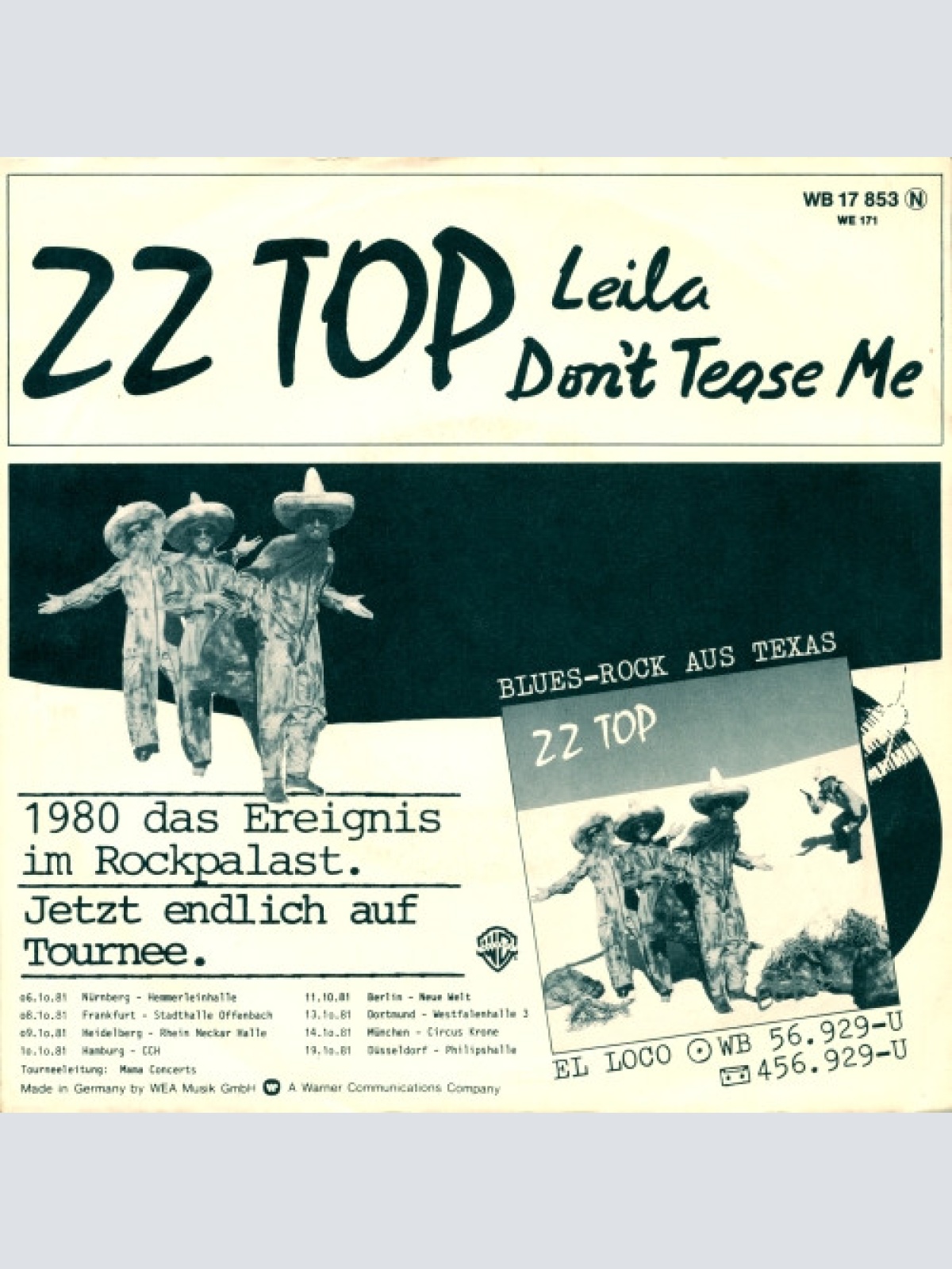 Vinyl / ZZ Top - Leila