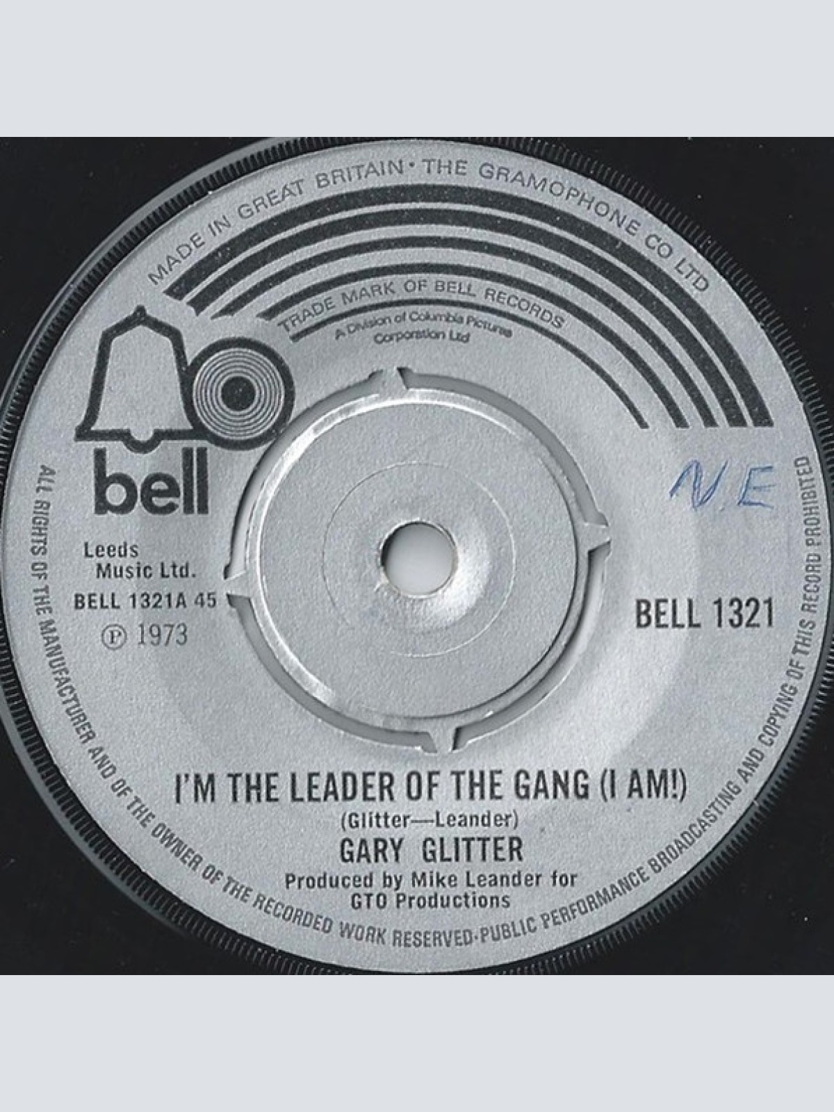 Vinyl / Gary Glitter - I'm The Leader Of The Gang (I Am!)