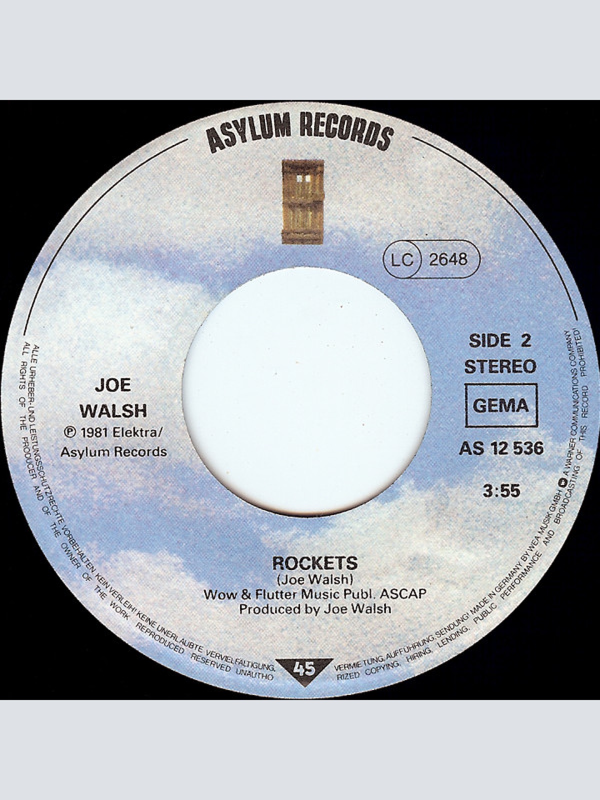 Vinyl / Joe Walsh - A Life Of Illusion / Rockets