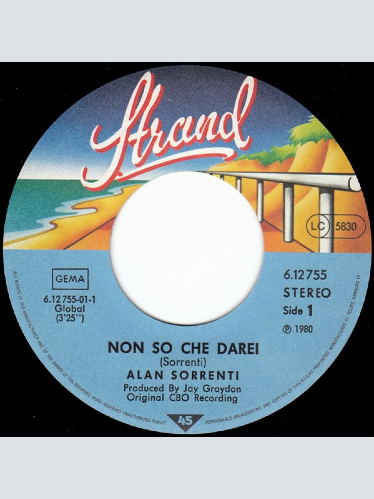 Vinyl / Alan Sorrenti - Non So Che Darei