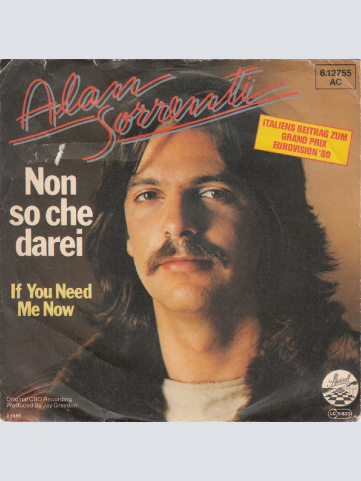 Vinyl / Alan Sorrenti - Non So Che Darei