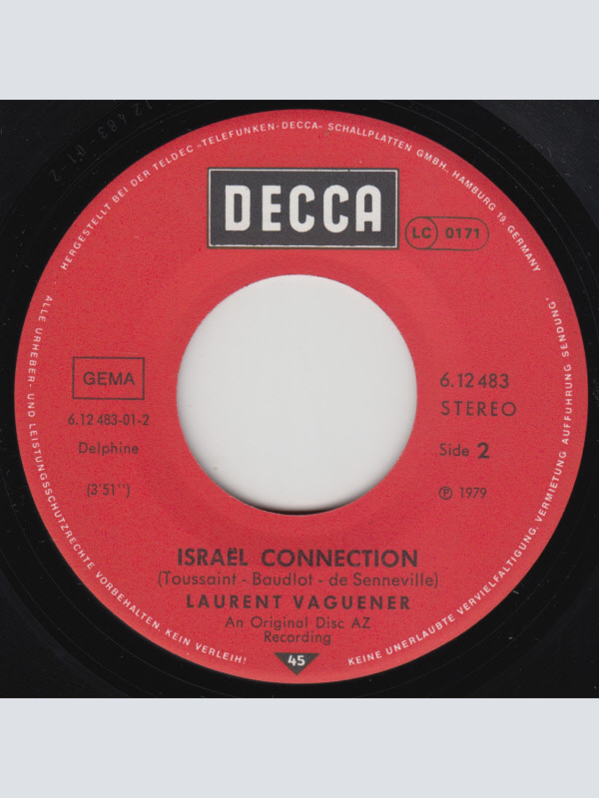 Vinyl / Laurent Vaguener - Notre Vie C'est La Musique