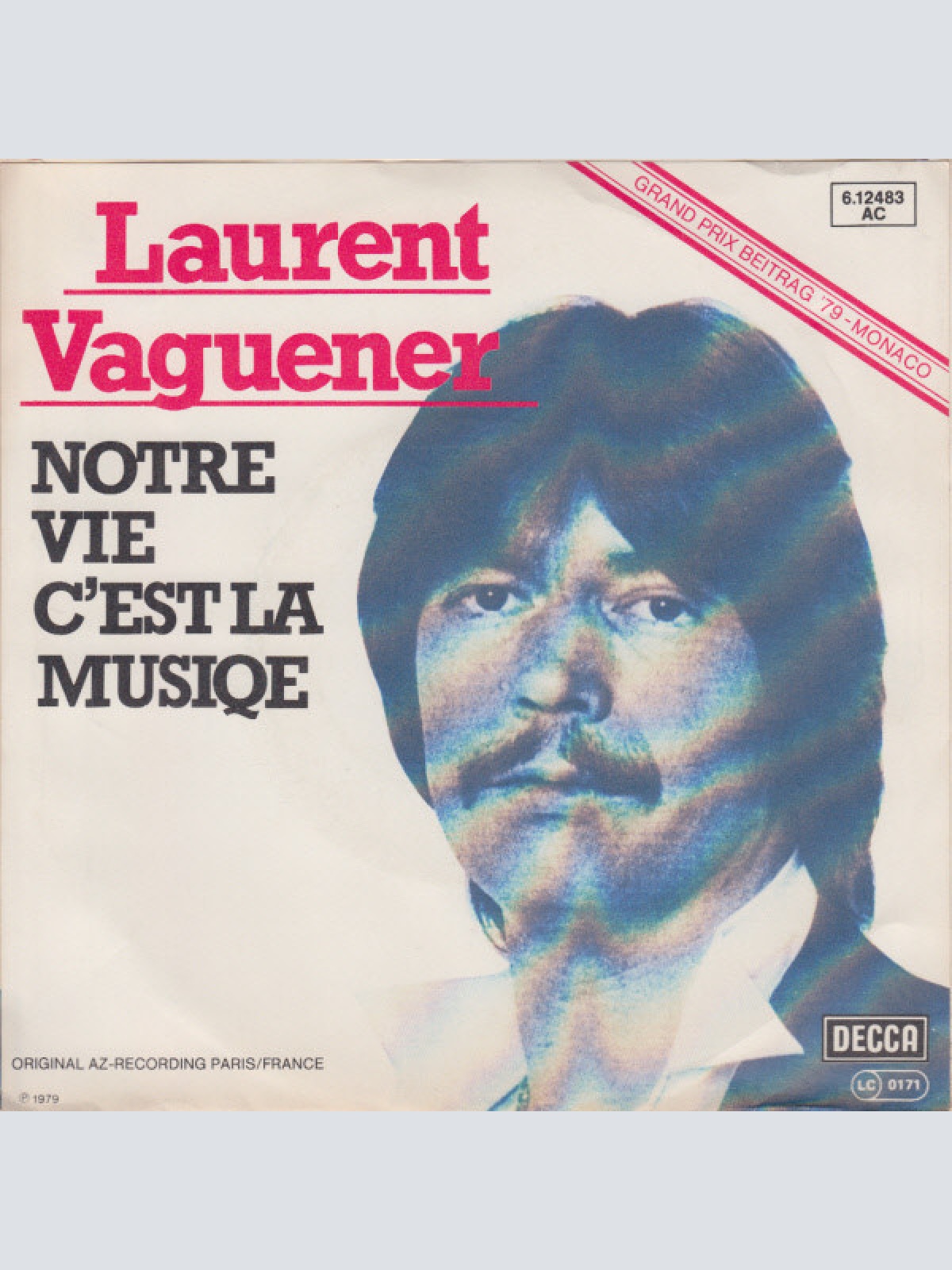 Vinyl / Laurent Vaguener - Notre Vie C'est La Musique
