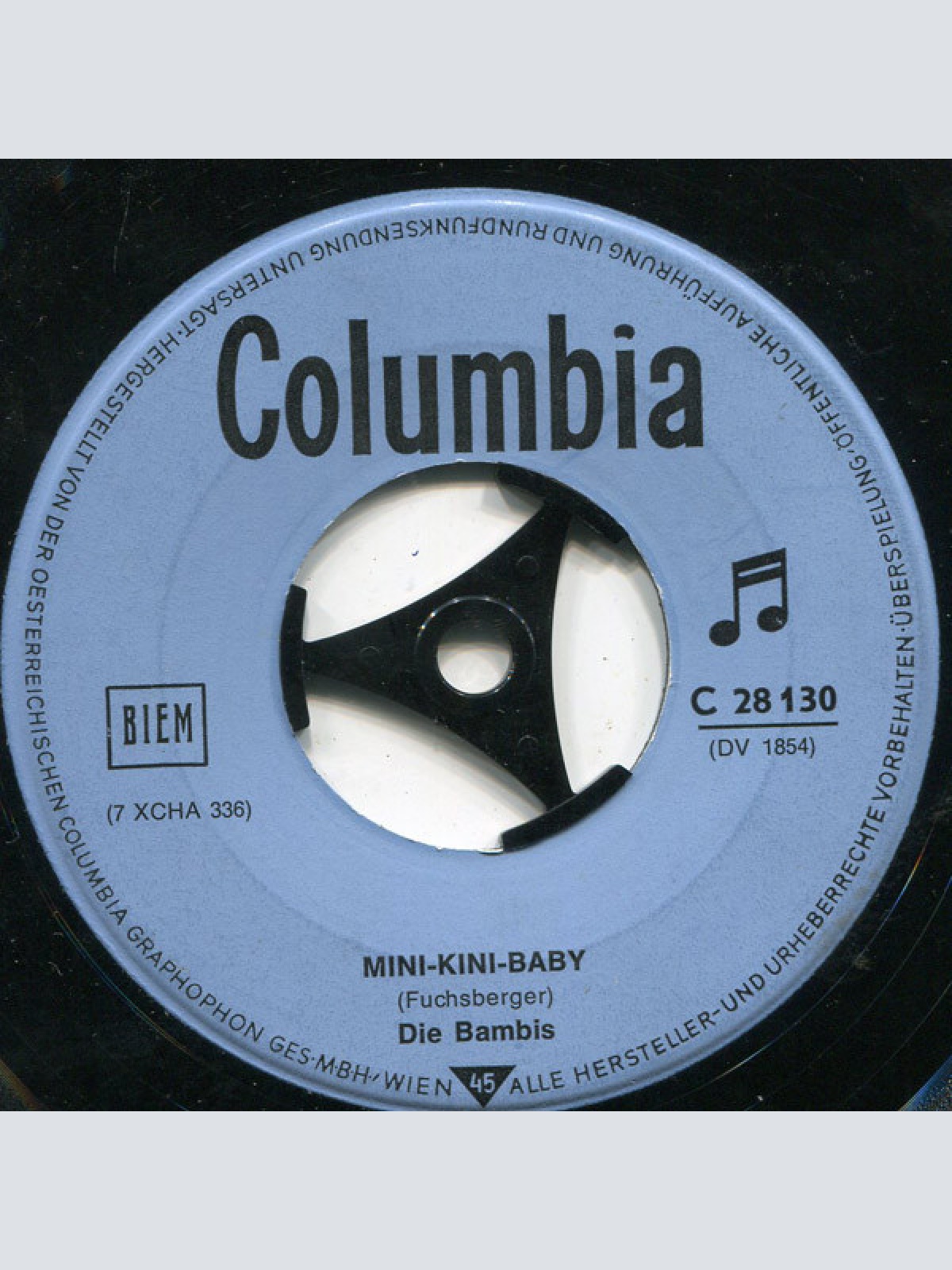 Vinyl / Die Bambis - Melancholie / Mini-Kini Baby