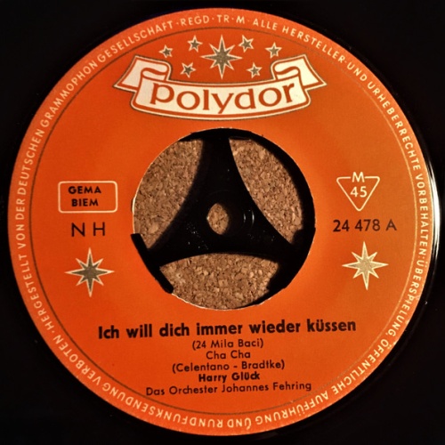 Vinyl / Harry Glück - Ich Will Dich Immer Wieder Küssen / So Schön Wie Du