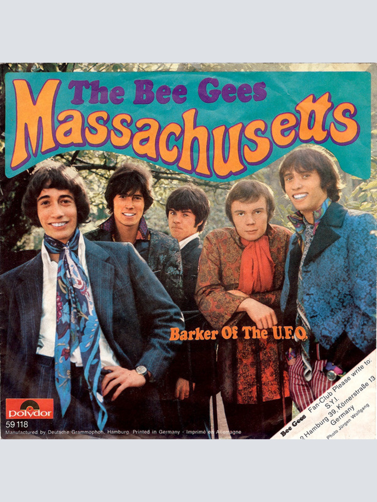 Vinyl / The Bee Gees* - Massachusetts
