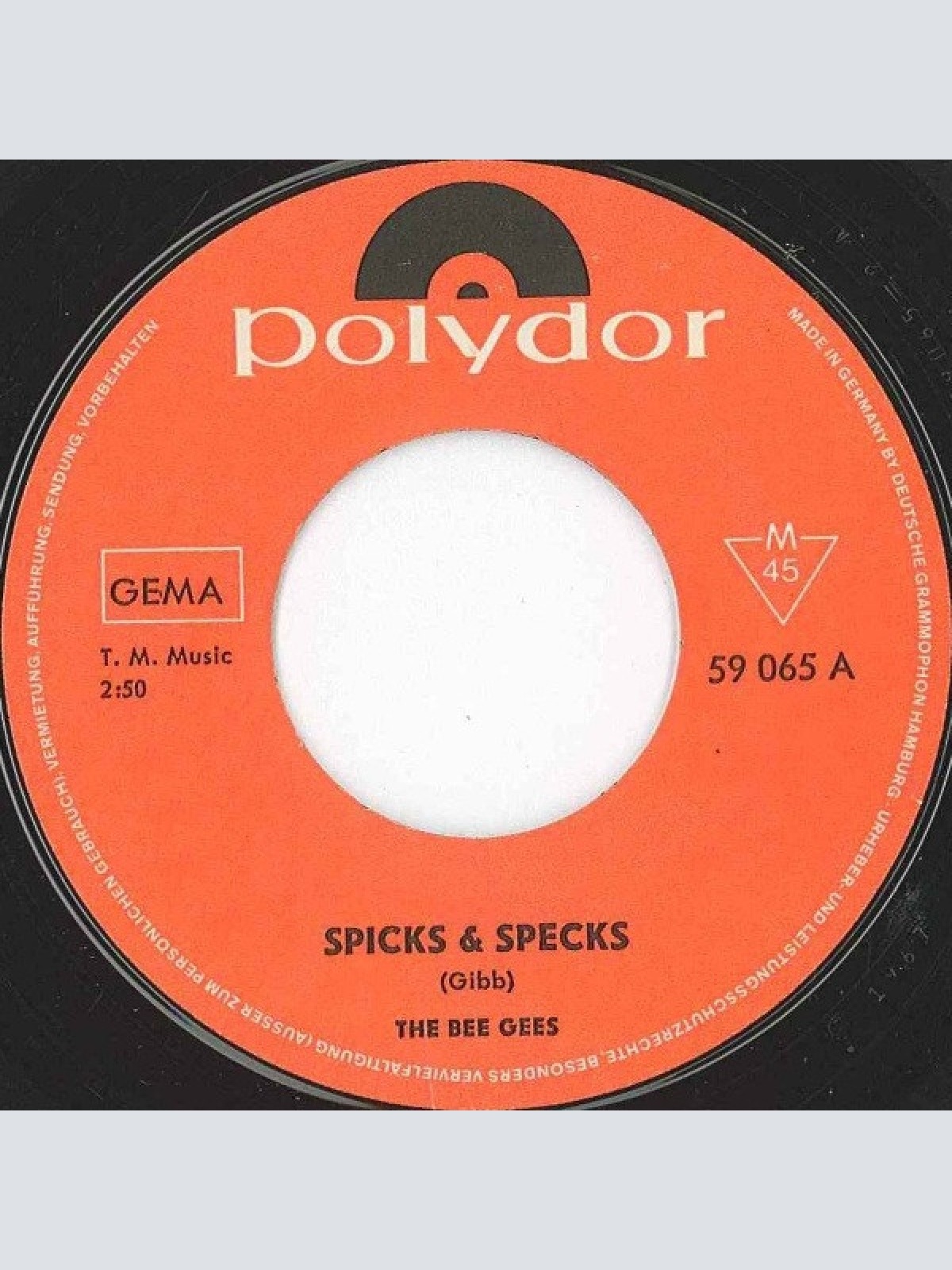 Vinyl / The Bee Gees* - Spicks & Specks