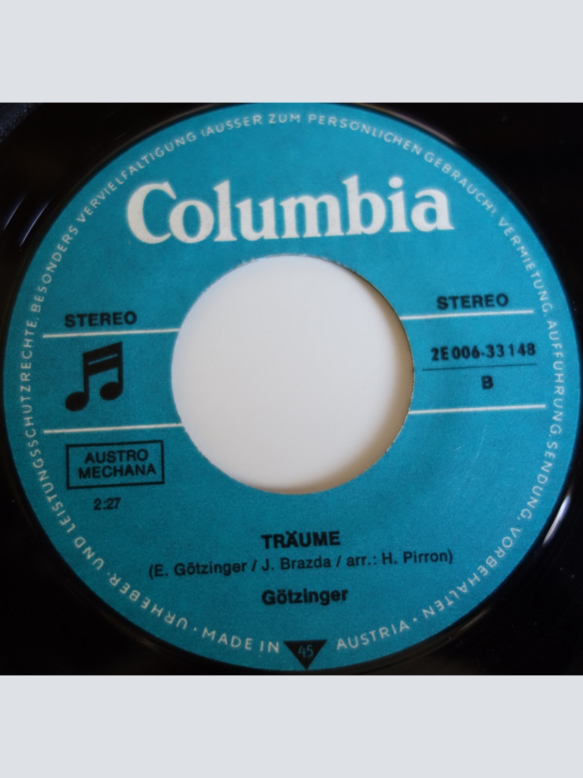 Vinyl / Götzinger* - Morgenlied