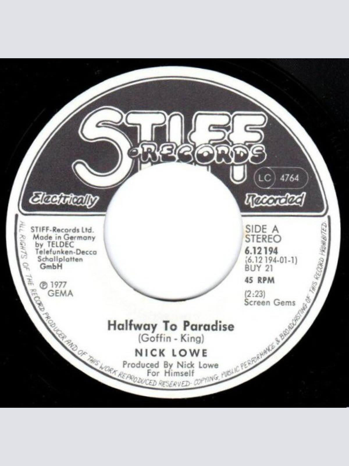 Vinyl / Nick Lowe - Halfway To Paradise
