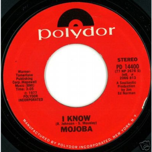 Vinyl / Mojoba - I Know / Say You Will