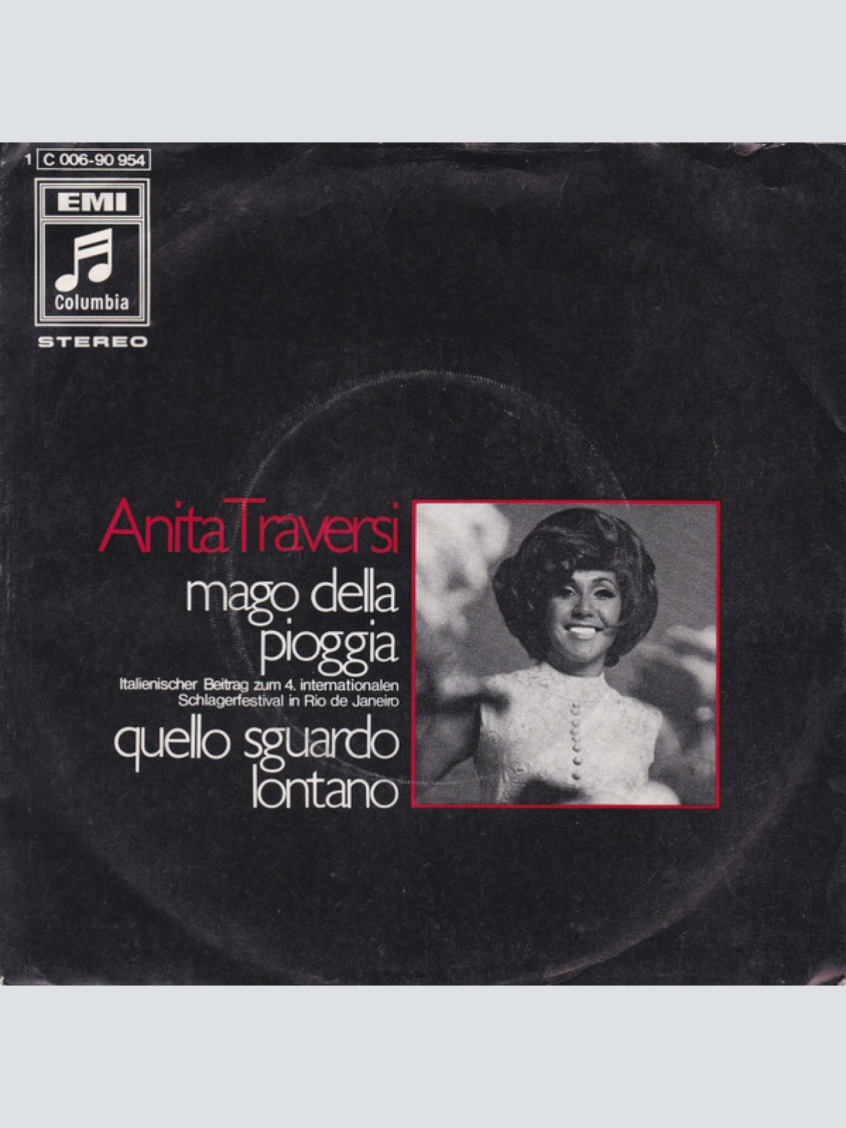 Vinyl / Anita Traversi - Mago Della Pioggia / Quello Sguardo Lontano