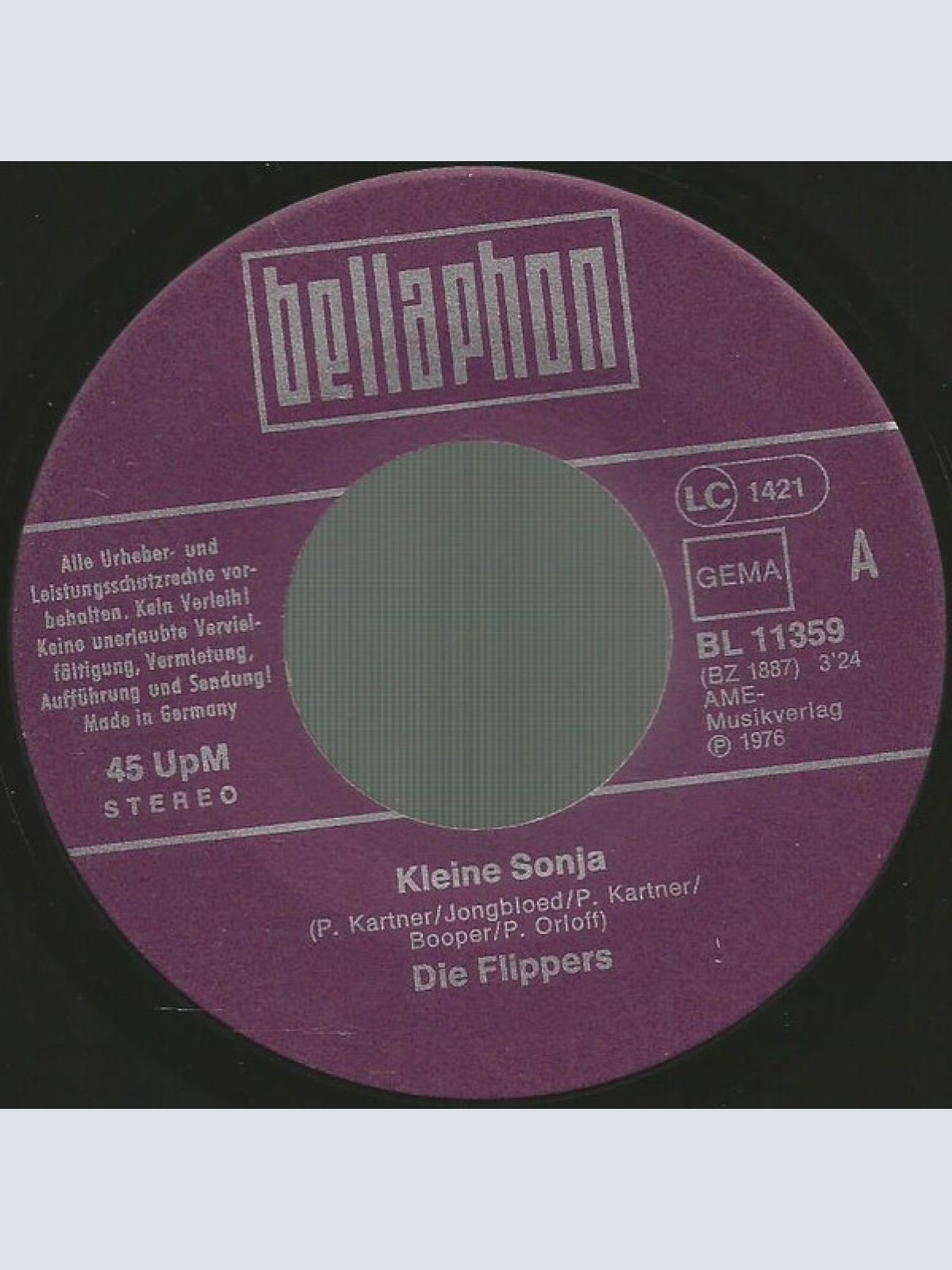 Vinyl / Die Flippers - Kleine Sonja