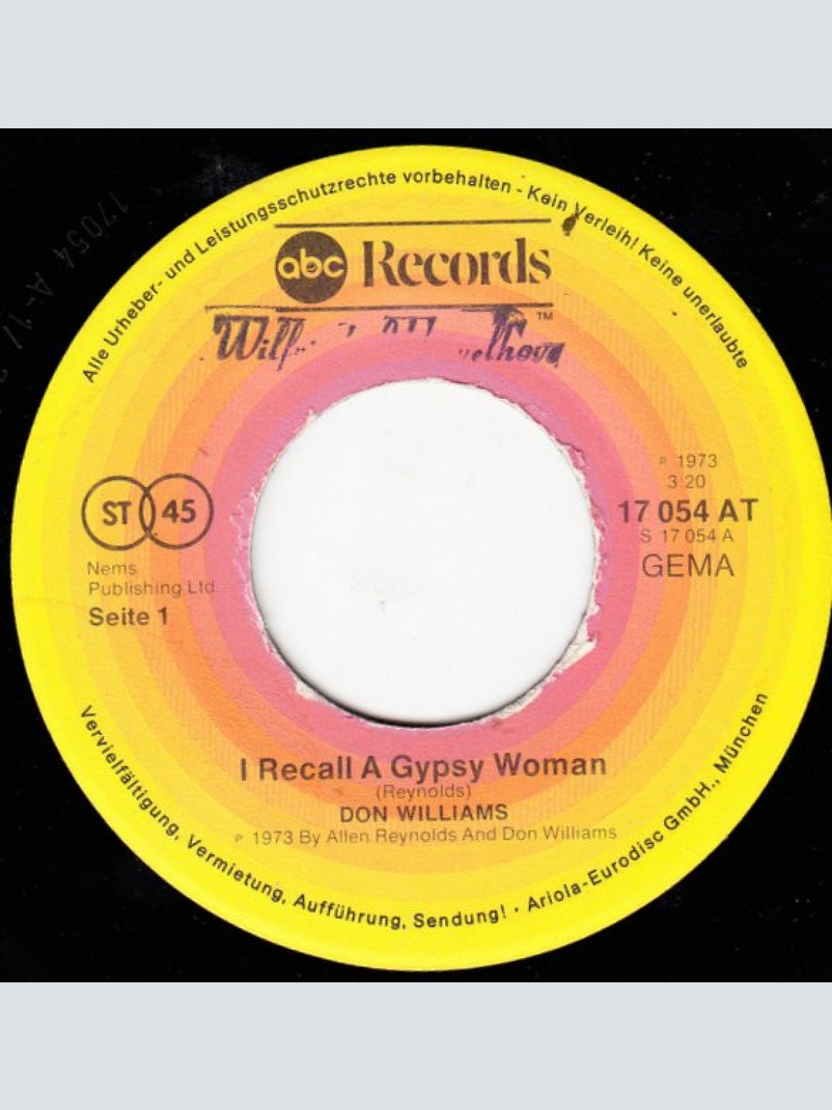 Vinyl / Don Williams (2) - I Recall A Gypsy Woman