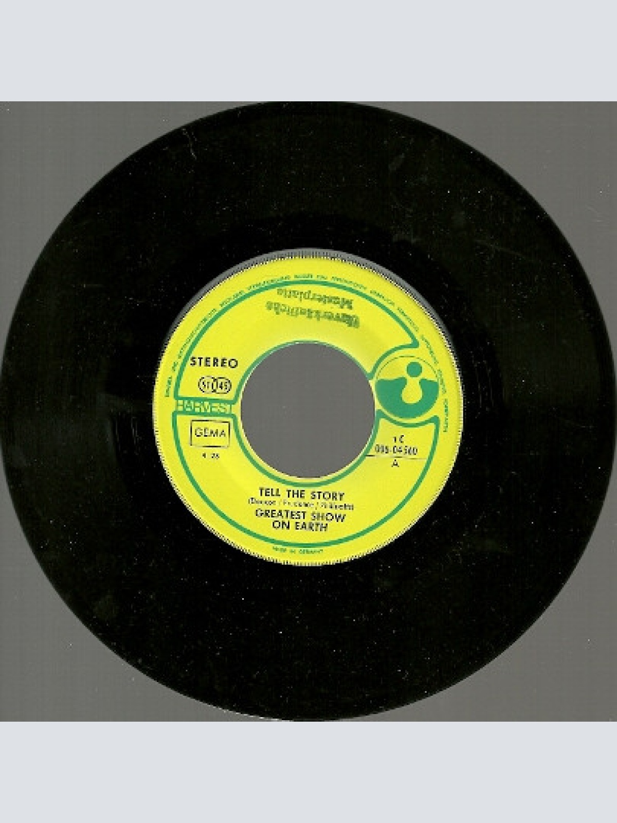 Vinyl / The Greatest Show On Earth - Tell The Story