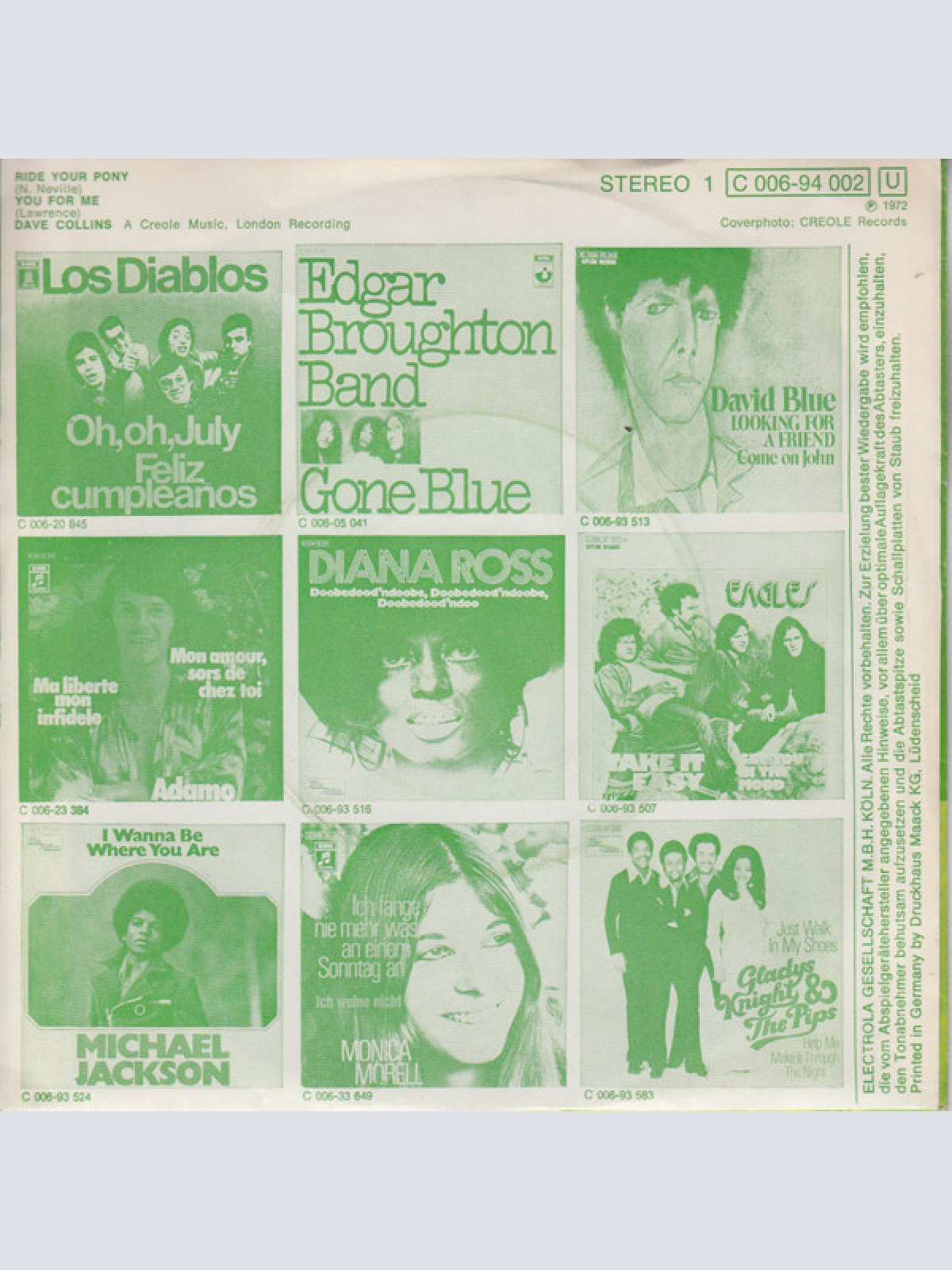 Vinyl / Dave Collins (3) - Ride Your Pony