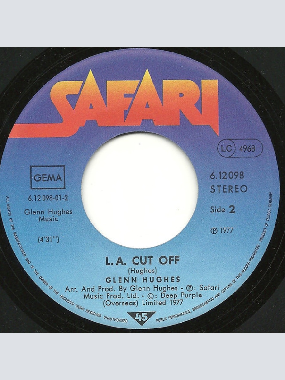 Vinyl / Glenn Hughes - I Found A Woman