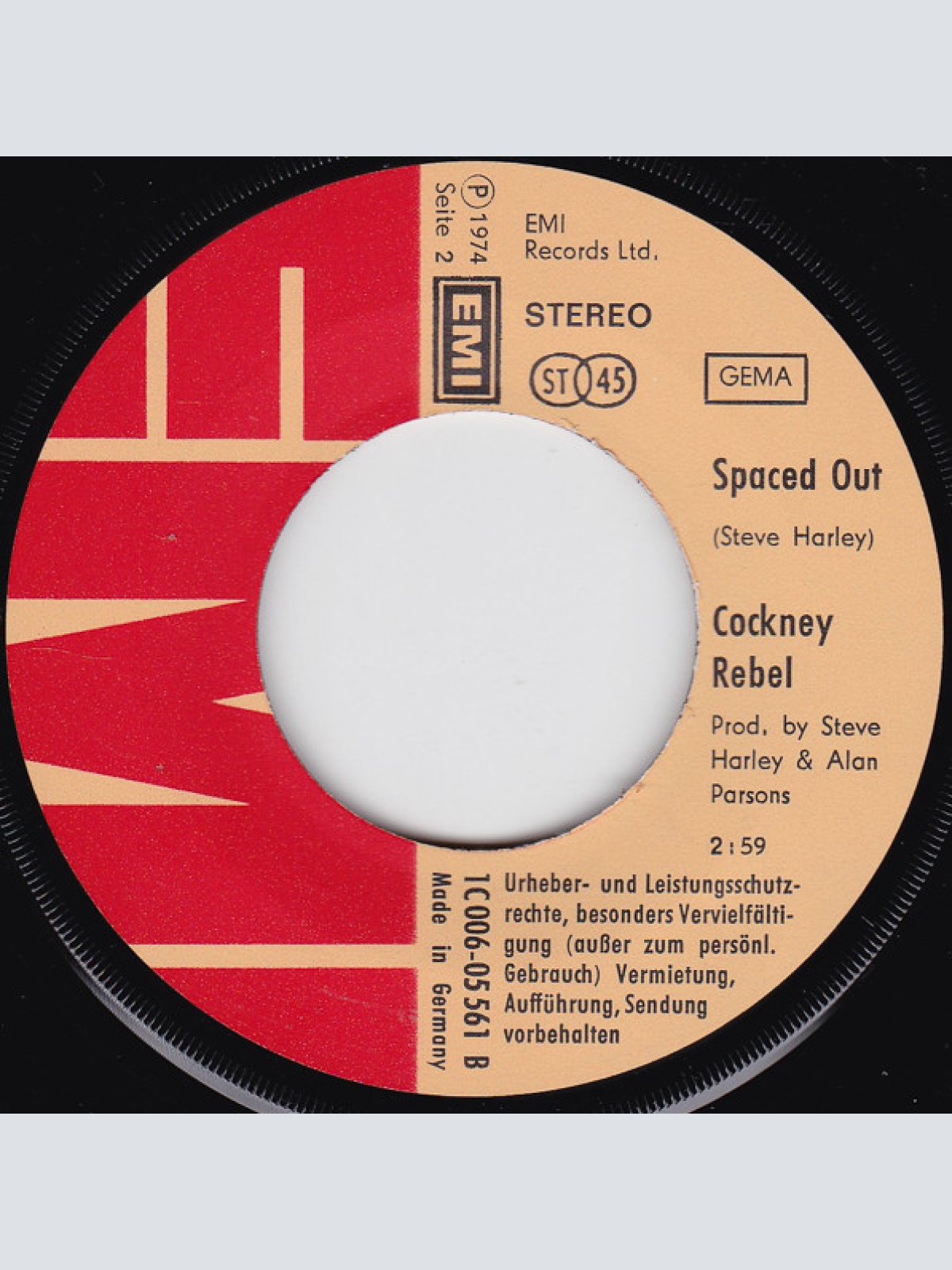 Vinyl / Cockney Rebel - Judy Teen