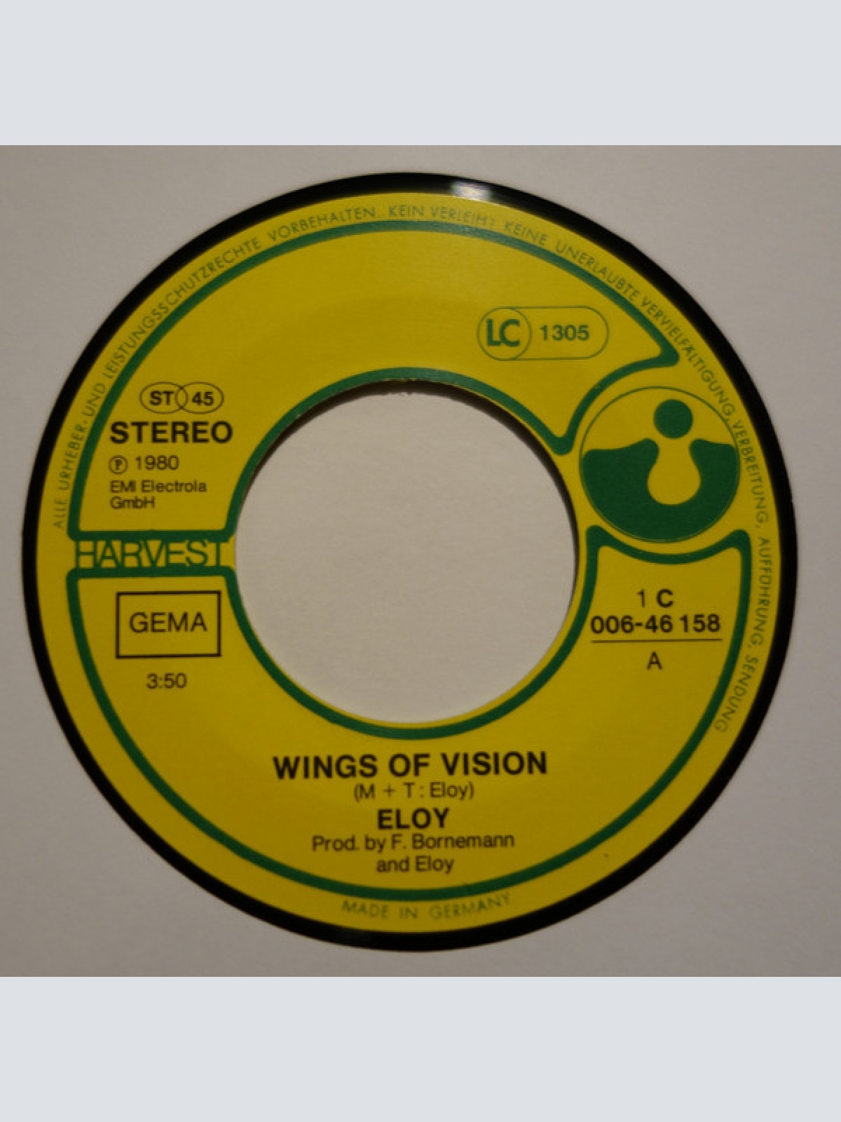 Vinyl / Eloy - Wings Of Vision