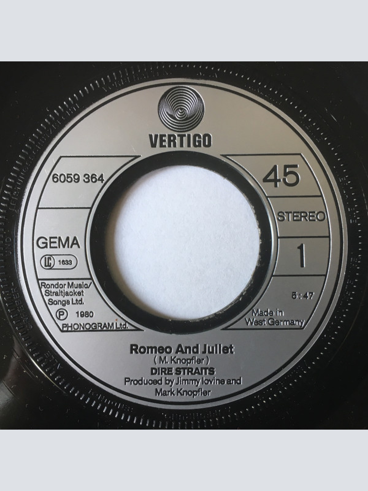 Vinyl / Dire Straits - Romeo And Juliet