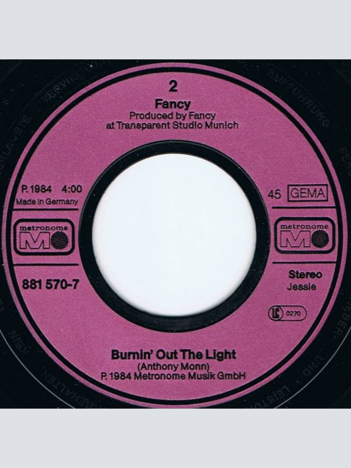 Vinyl / Fancy - Get Lost Tonight