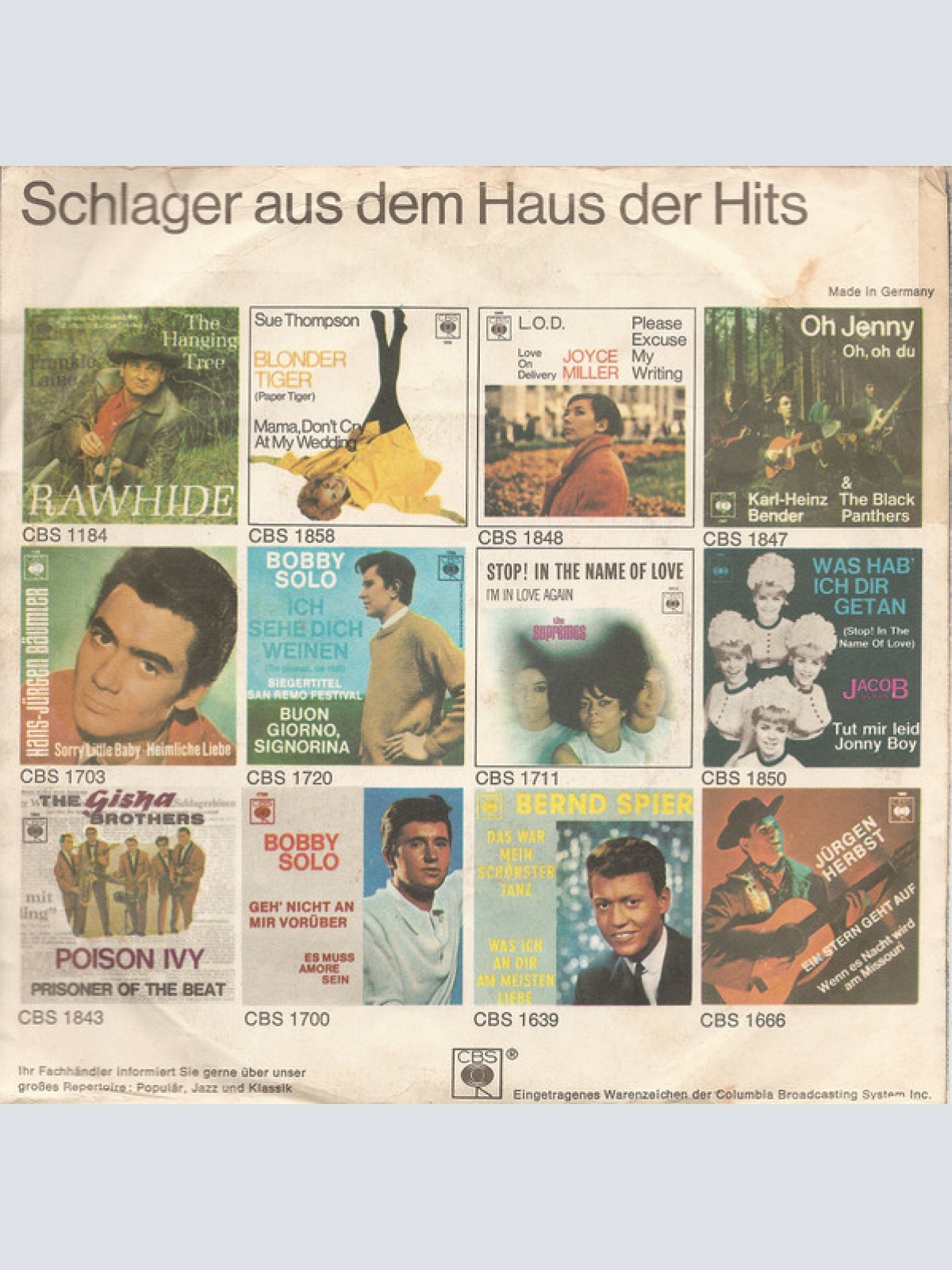 Vinyl / Hans Jürgen Bäumler* - Du Bist Mein Talisman