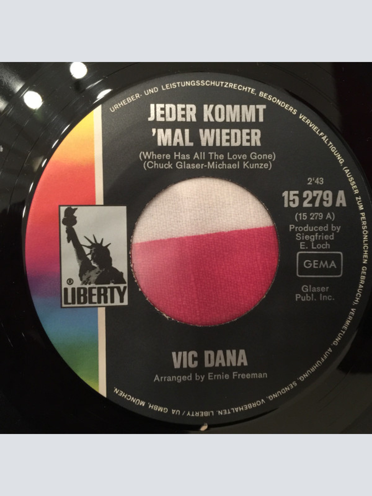 Vinyl / Vic Dana - Jeder Kommt Mal Wieder