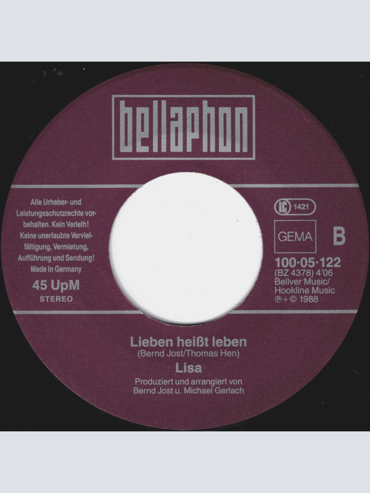 Vinyl / Lisa (101) - Wahnsinn