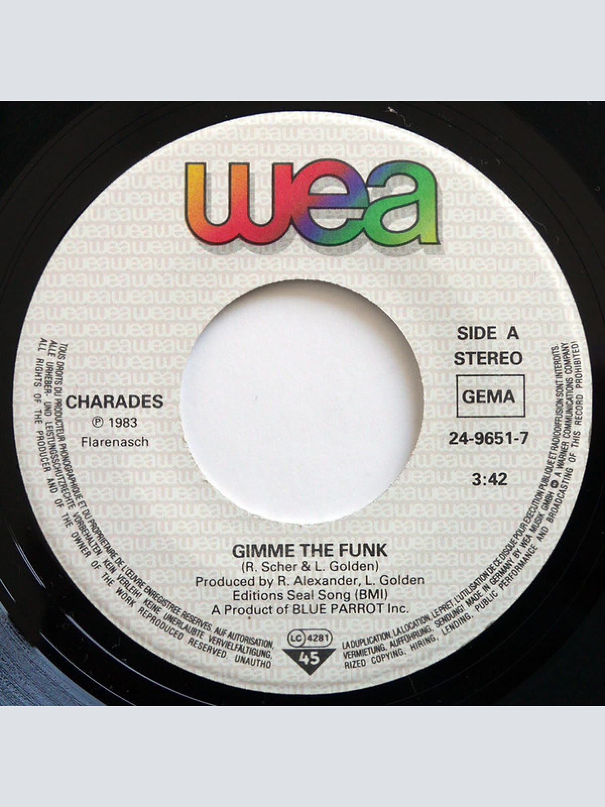 Vinyl / Charades - Gimme The Funk