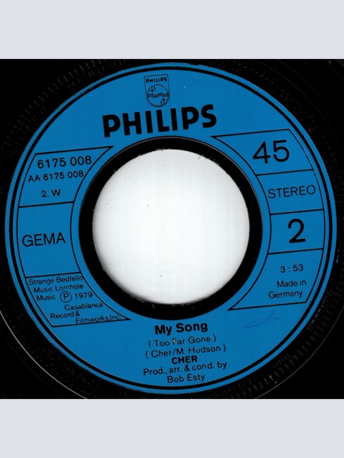 Vinyl / Cher - Take Me Home