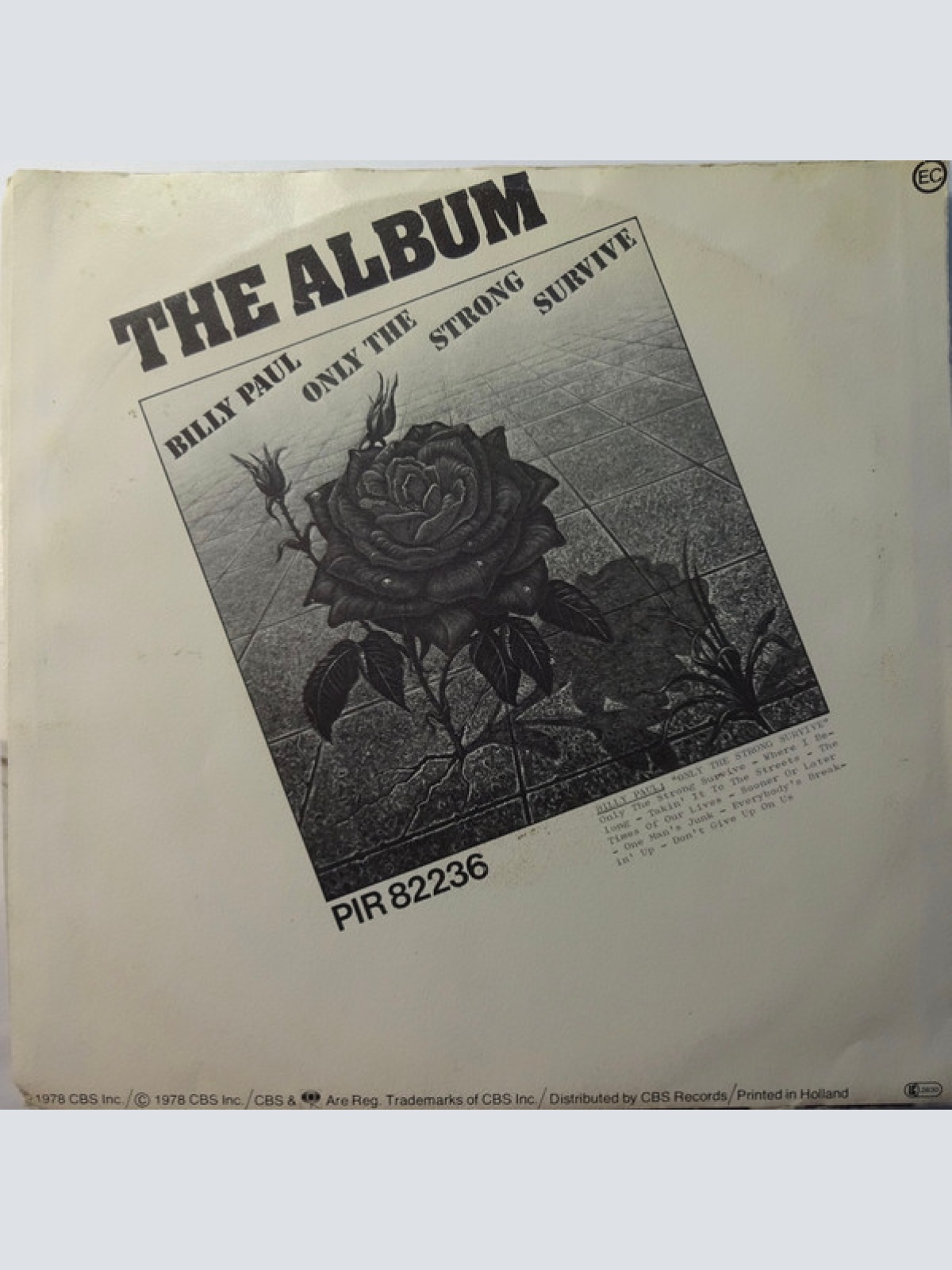 Vinyl / Billy Paul - Don't Give Up On Us