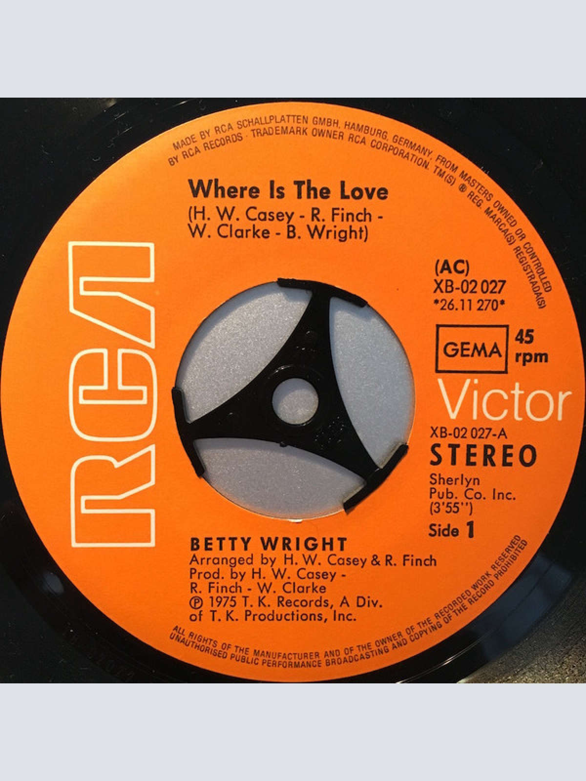 Vinyl / Betty Wright - Where Is The Love