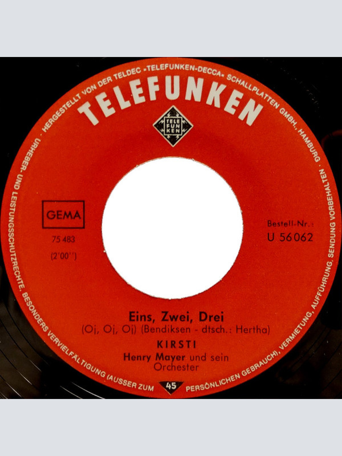 Vinyl / Kirsti* - Napoleon Und Josephine