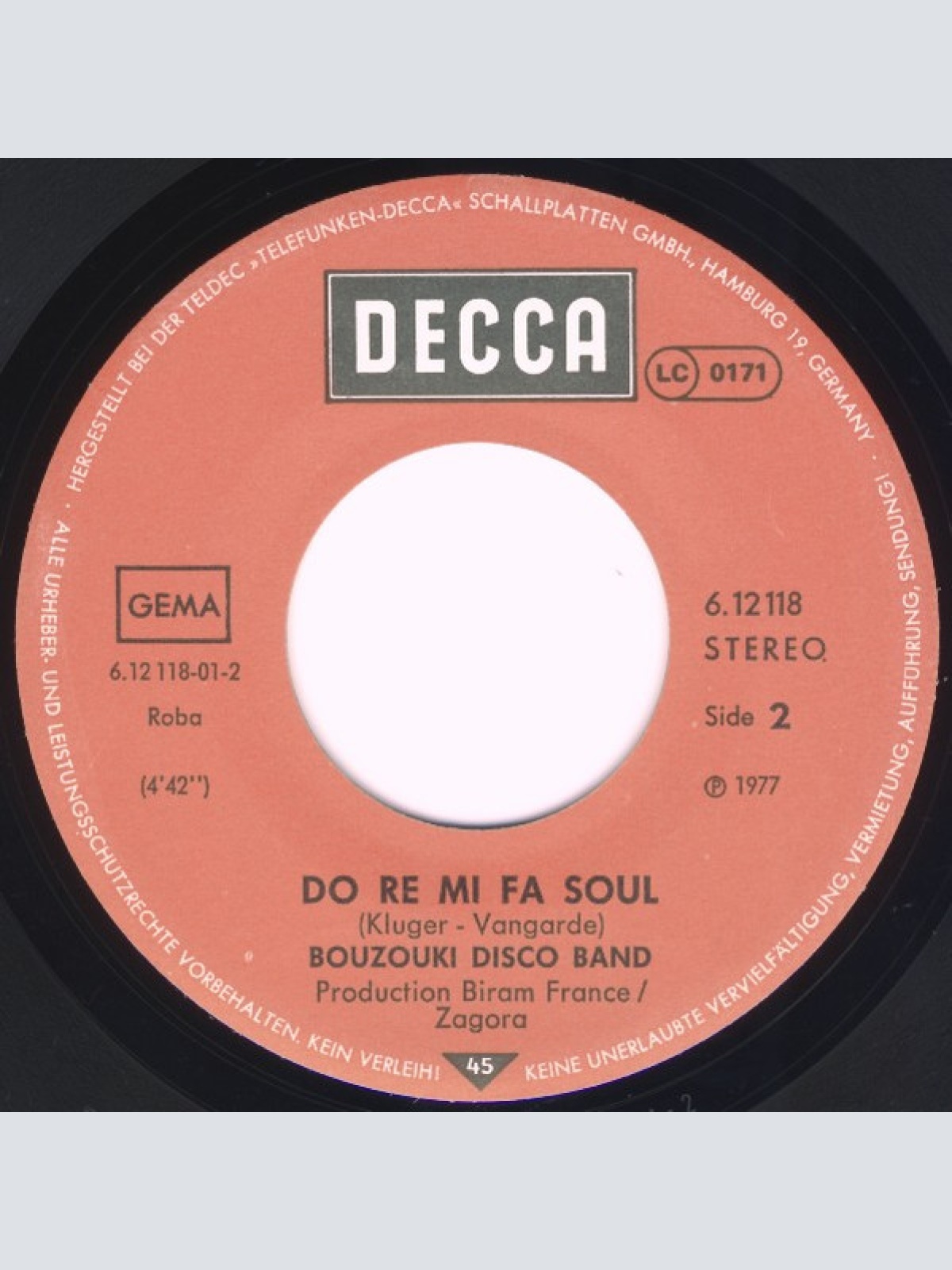 Vinyl / Bouzouki Disco Band* - Disco Bouzouki