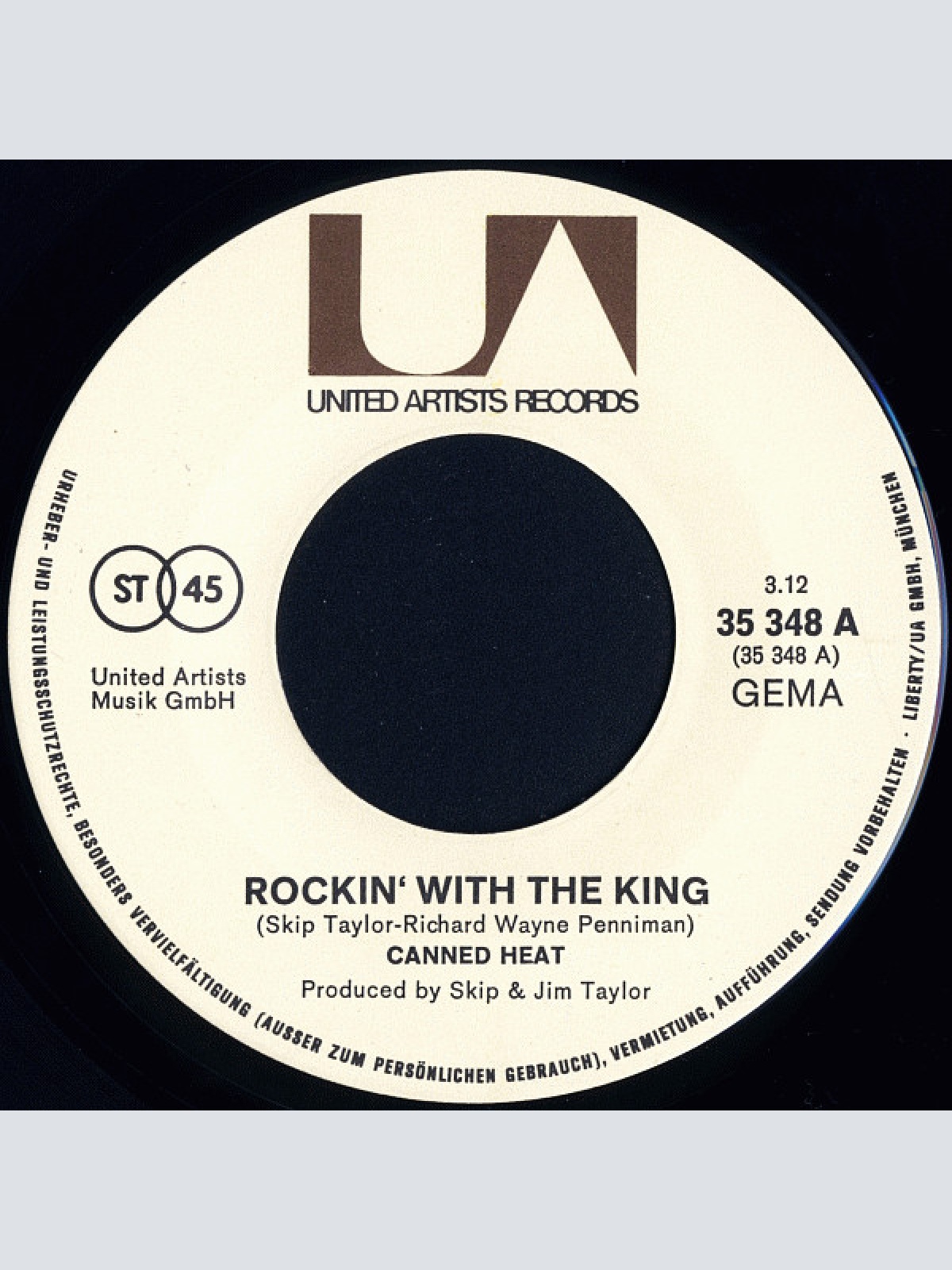 Vinyl / Canned Heat - Rockin' With The King