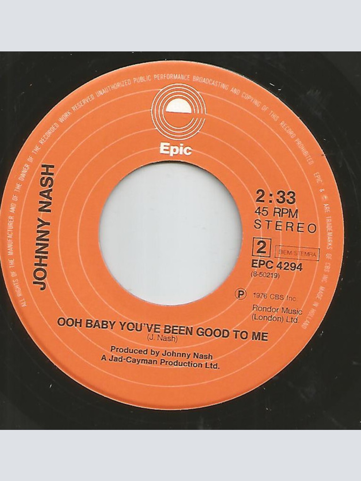 Vinyl / Johnny Nash - (What A) Wonderful World