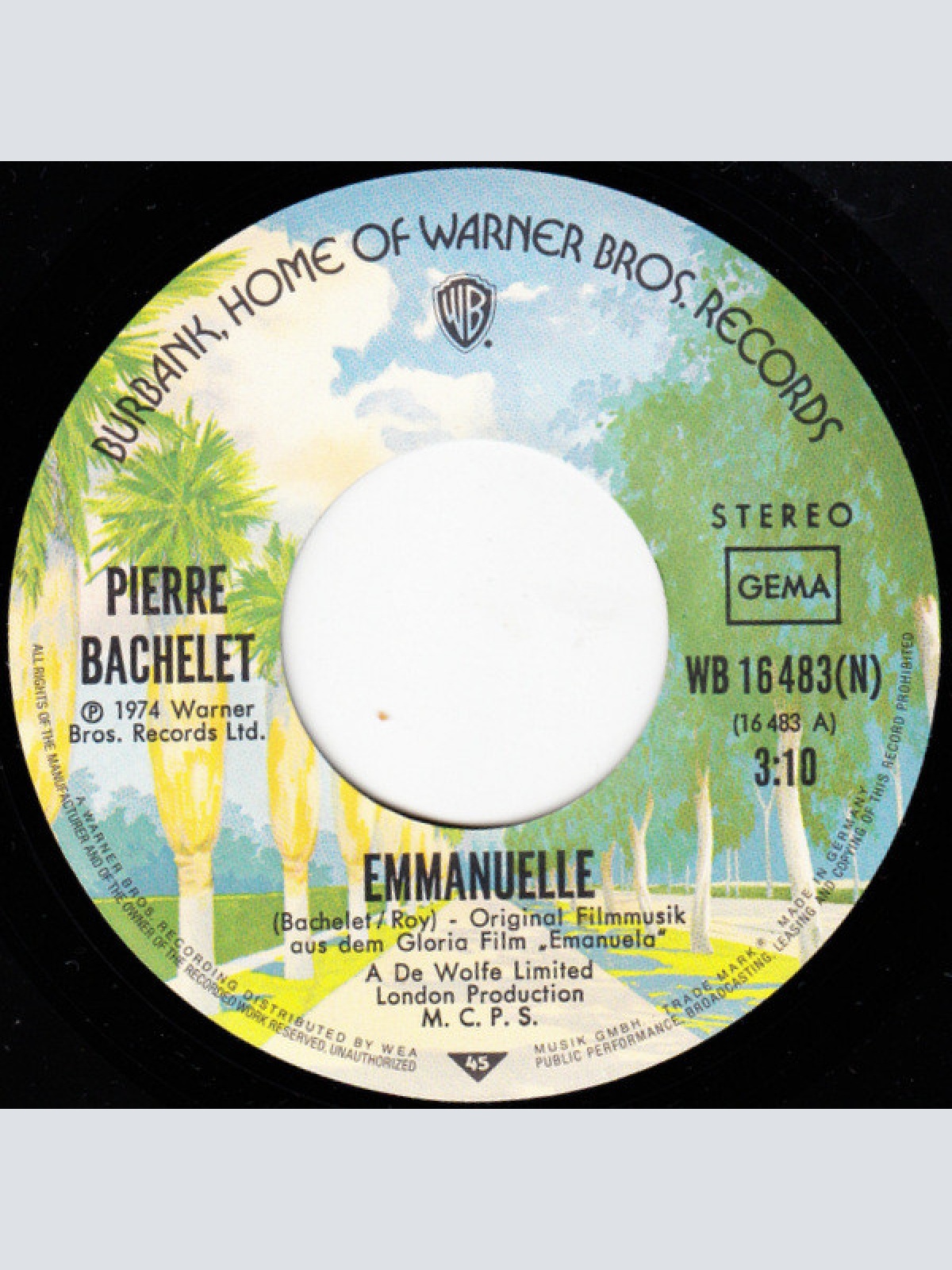 Vinyl / Pierre Bachelet - Emmanuelle