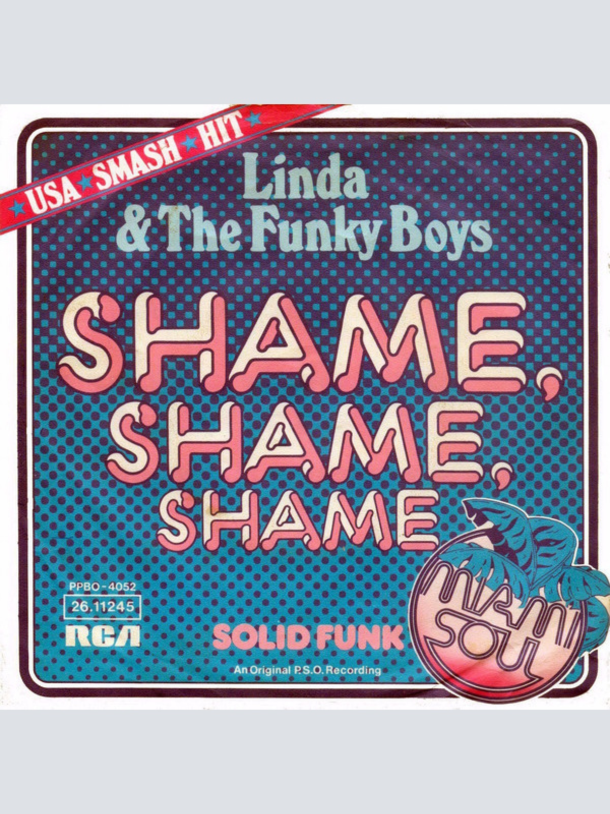 Vinyl / Linda & The Funky Boys* - Shame, Shame, Shame