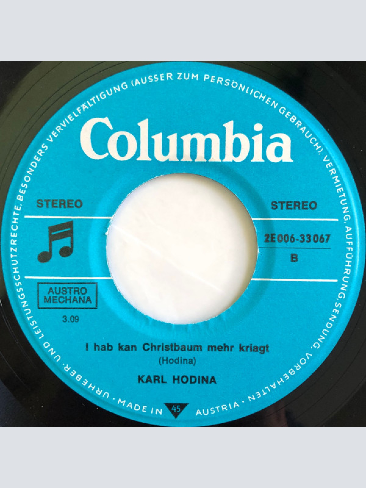 Vinyl / Karl Hodina - Kinder, Der Weihnachtsmann Ist Da