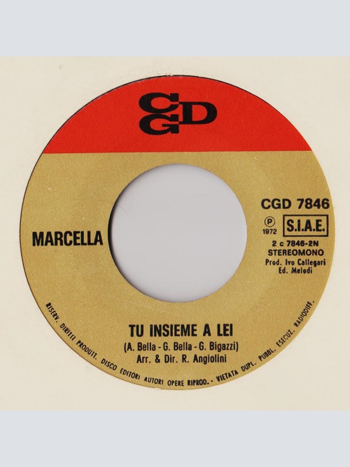 Vinyl / Marcella* - Montagne Verdi