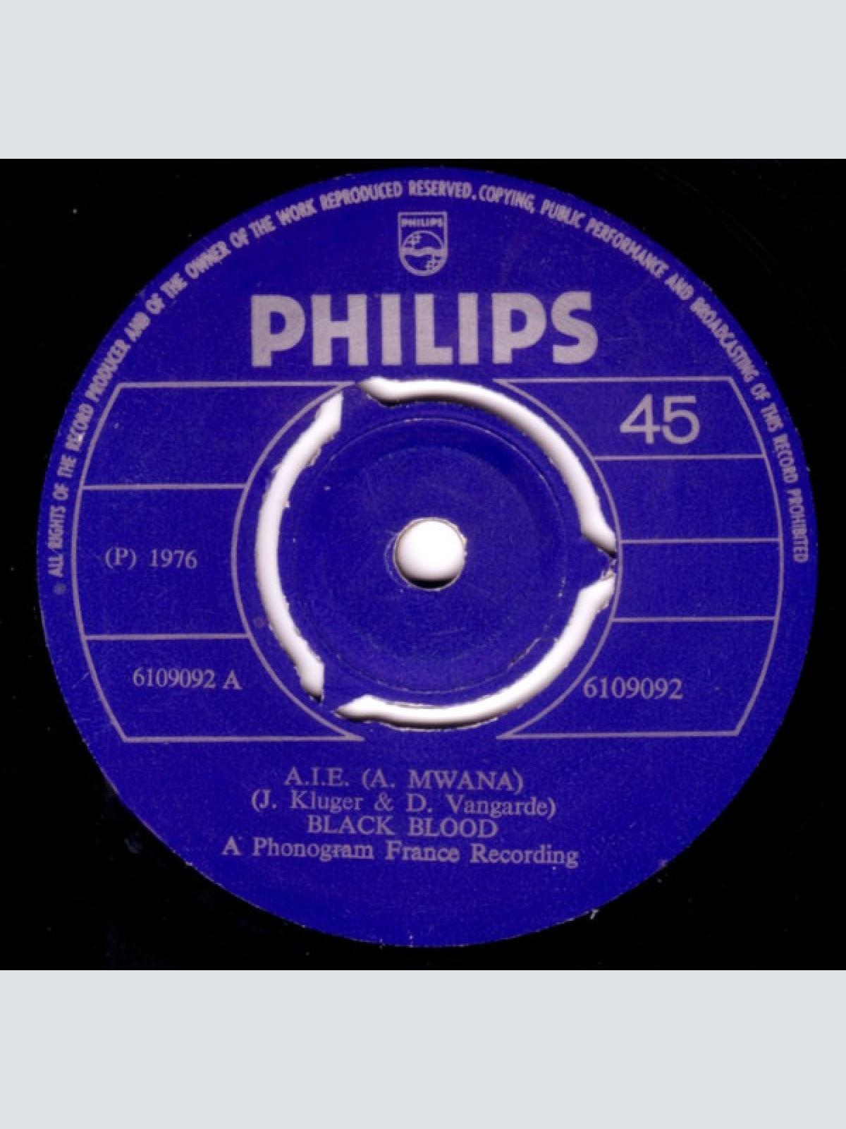 Vinyl / Black Blood (2) - A. I. E. (A. Mwana)