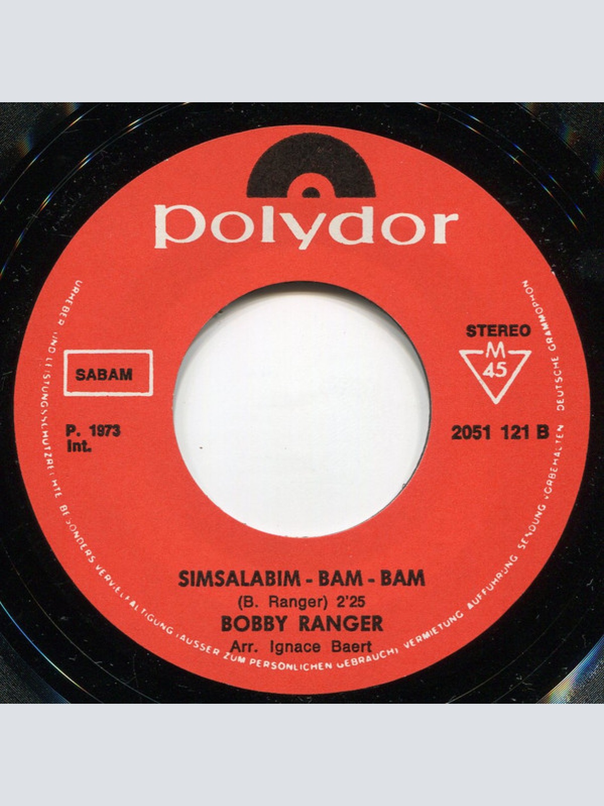 Vinyl / Bobby Ranger - Wat Is Het Mooi Te Leven