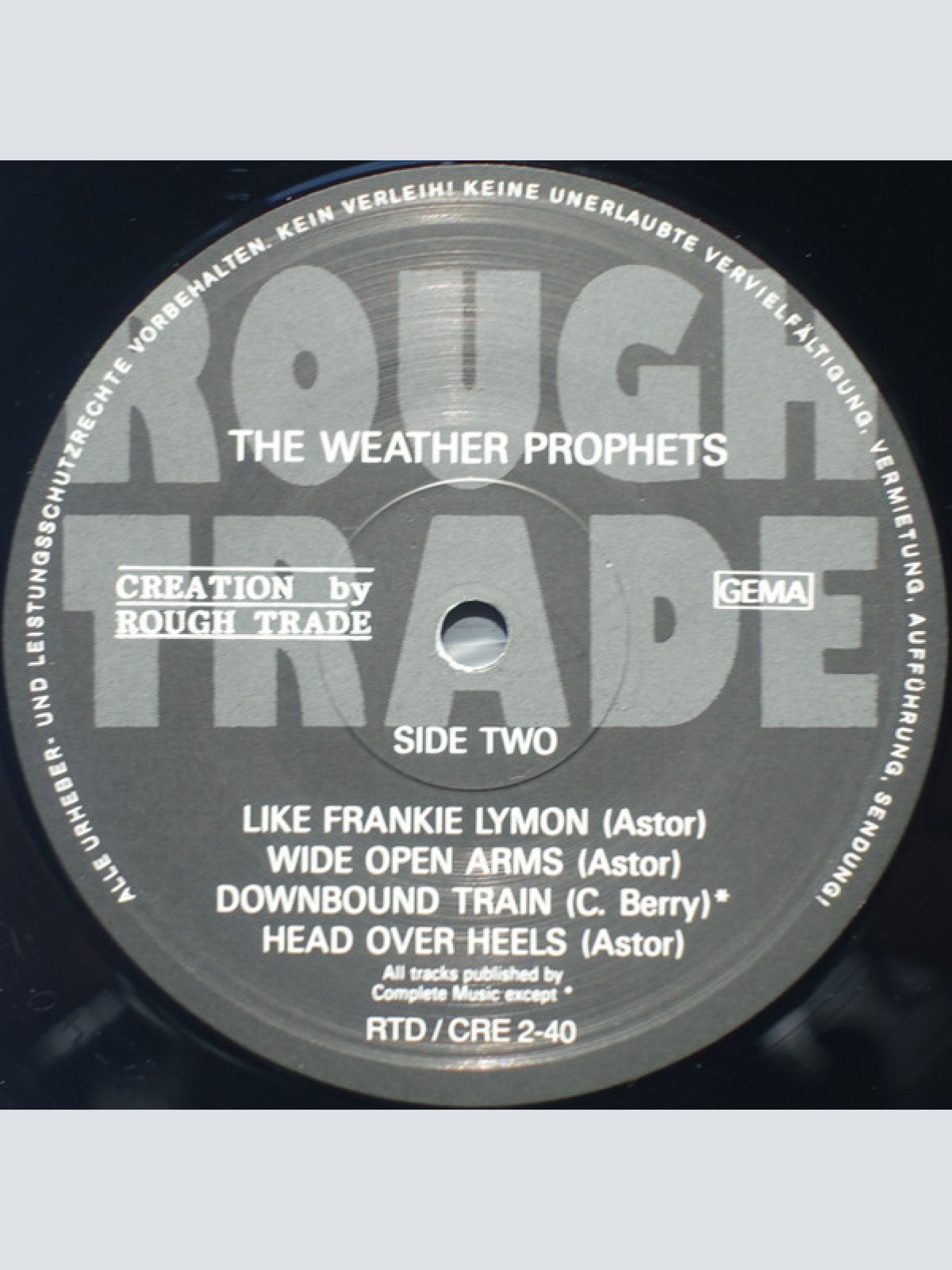 Vinyl / The Weather Prophets - Diesel River