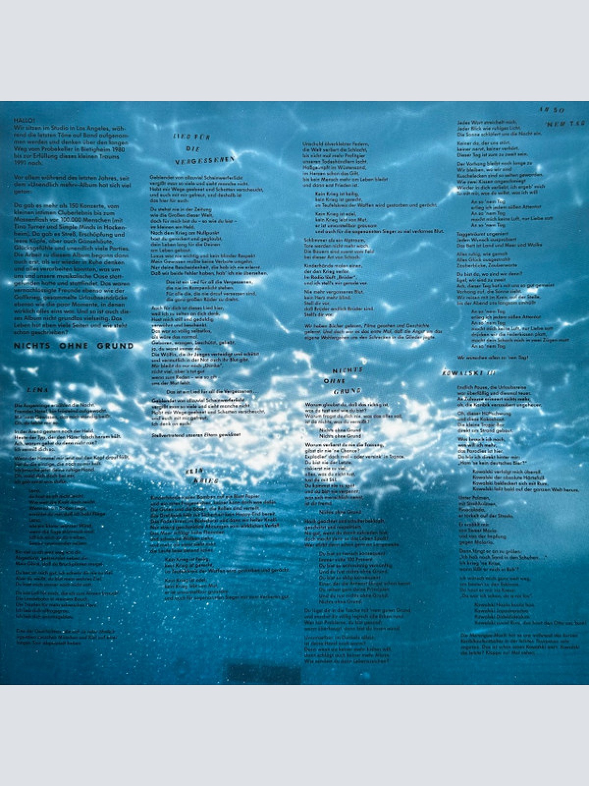 Vinyl / Pur - Nichts Ohne Grund