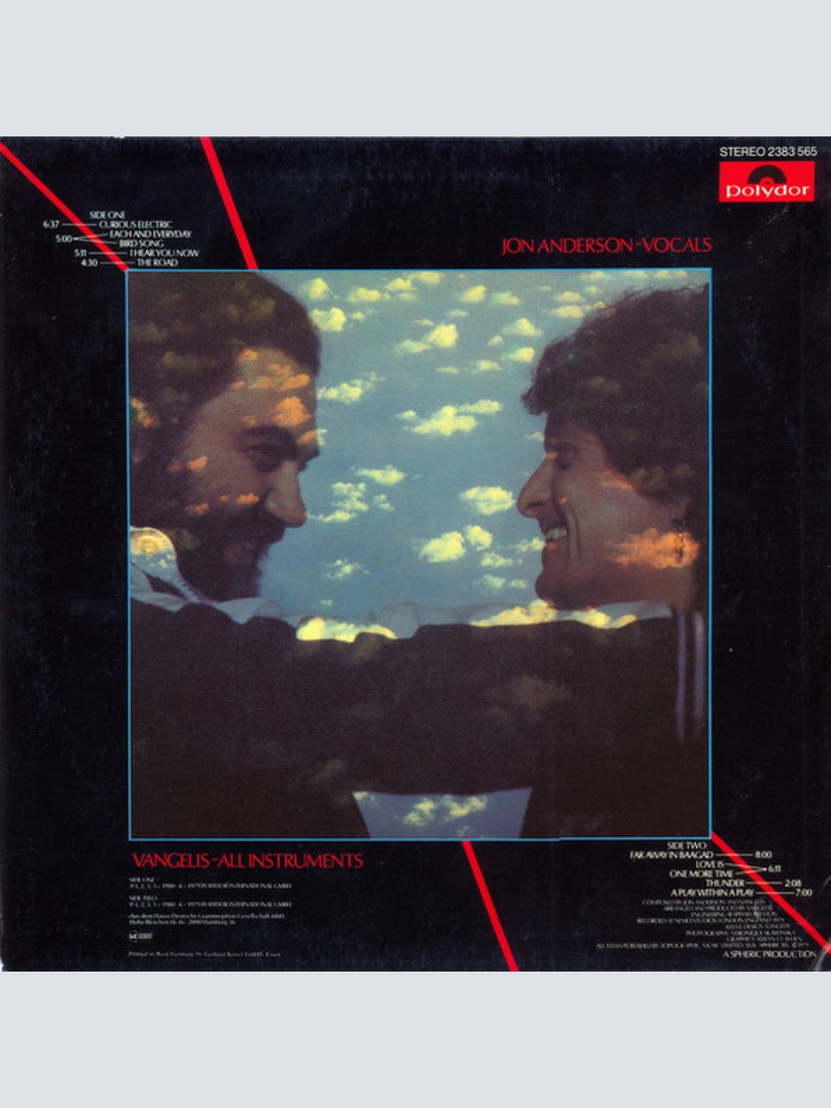 Vinyl / Jon And Vangelis* - Short Stories