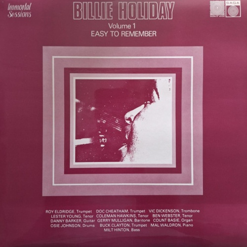 Vinyl / Billie Holiday - Billie Holiday Volume 1: Easy To Remember