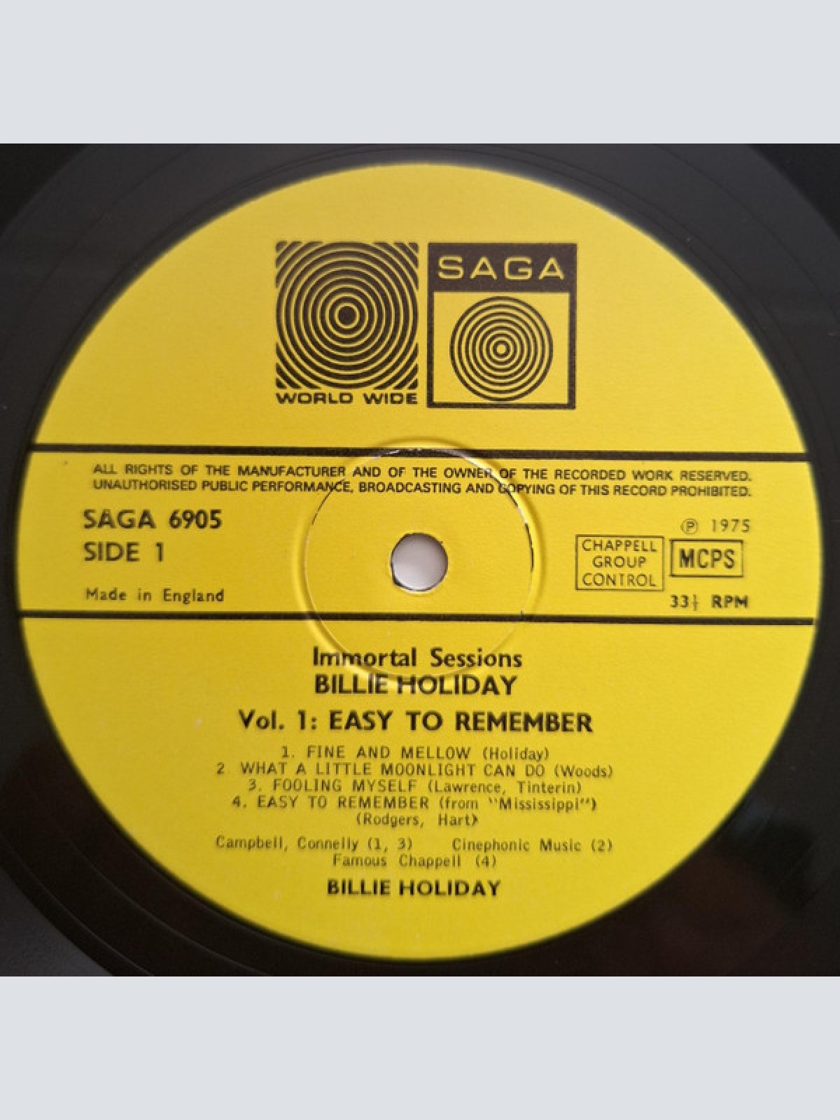 Vinyl / Billie Holiday - Billie Holiday Volume 1: Easy To Remember