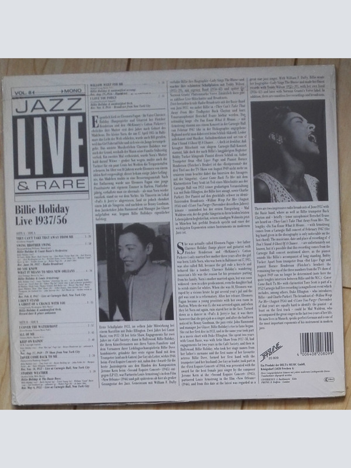 Vinyl / Billie Holiday - Live 1937/56