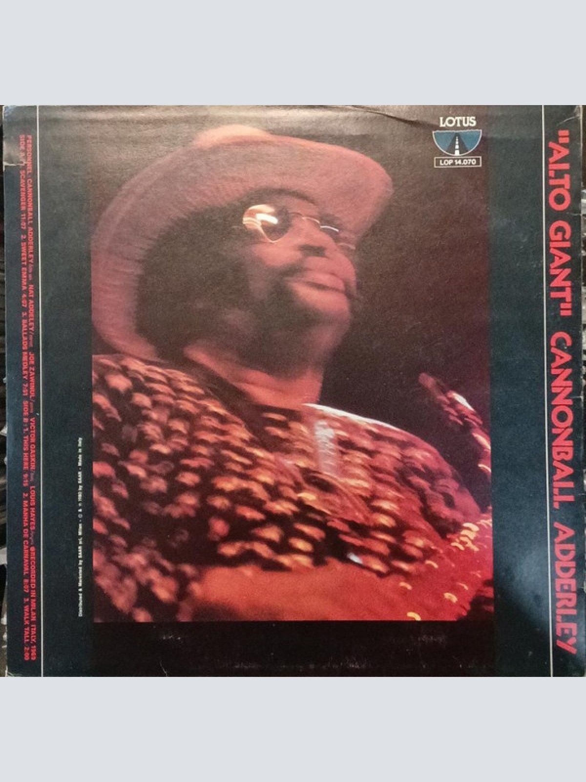 Vinyl / Cannonball Adderley - Alto Giant