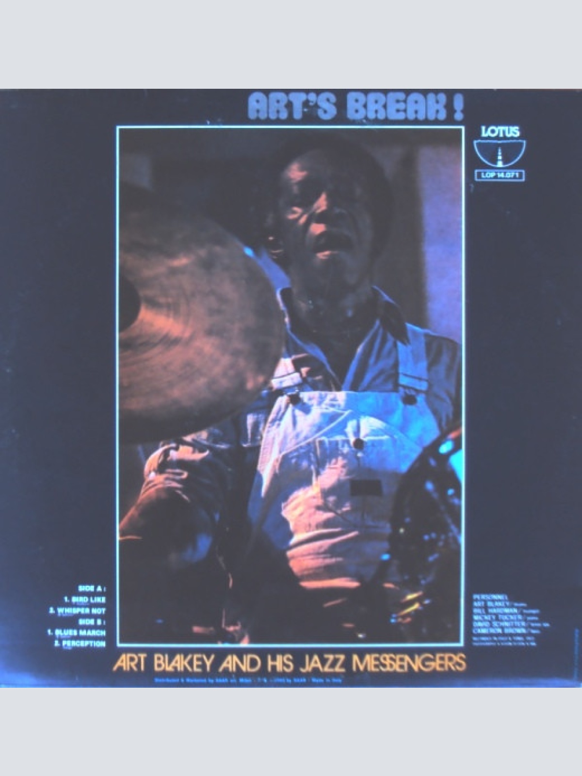 Vinyl / Art Blakey And His Jazz Messengers* - Art's Break!