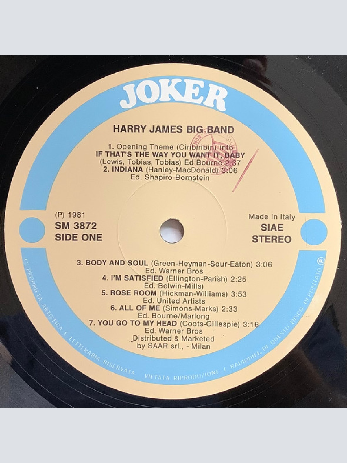 Vinyl / Harry James (2) - Big Band